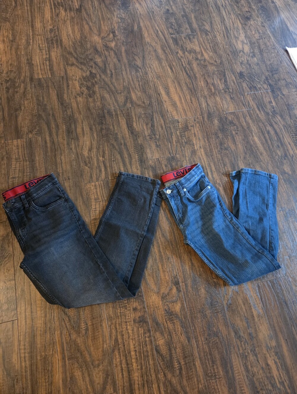 2 Boys Levi Jeans Size 14 Black And Blue